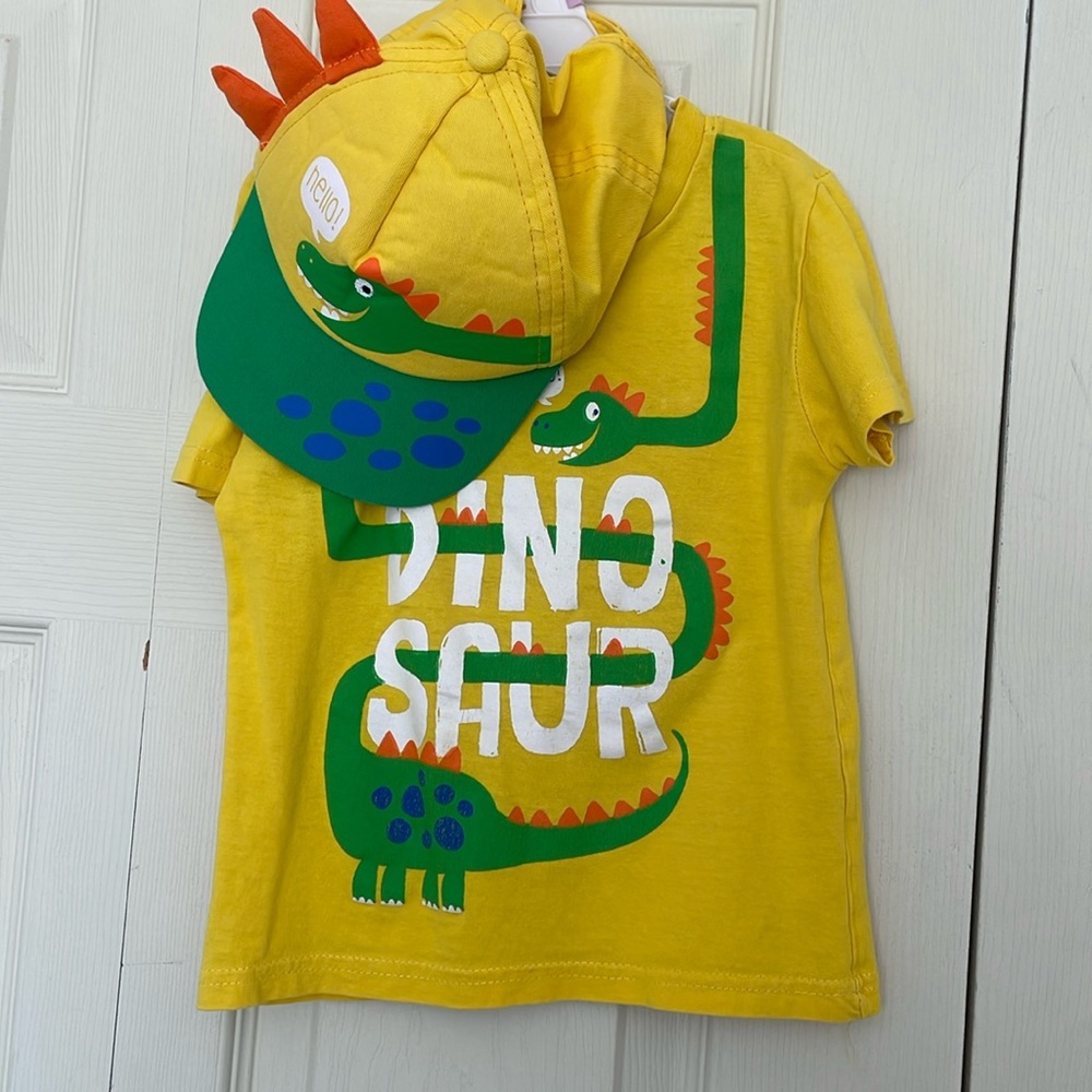 2 pcs sets: hat& t-shirts